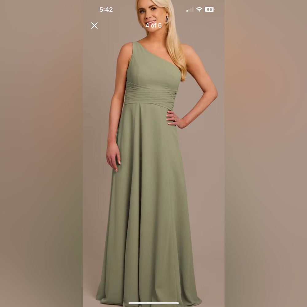 Davids Bridal Bridesmaid Dress Eucalyptus